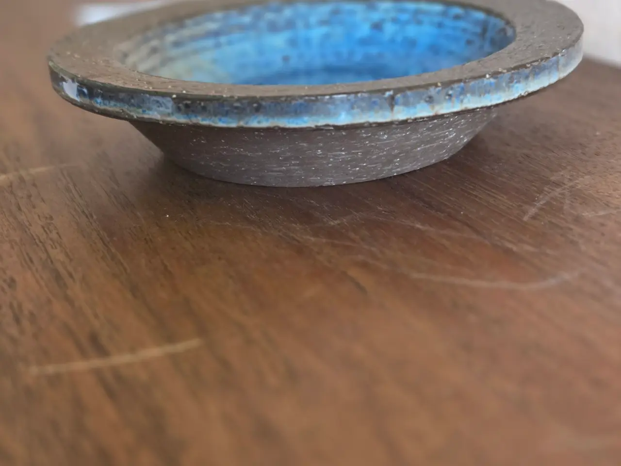 Billede 2 - Michael Andersen keramikskål – Blå glasur 19cm