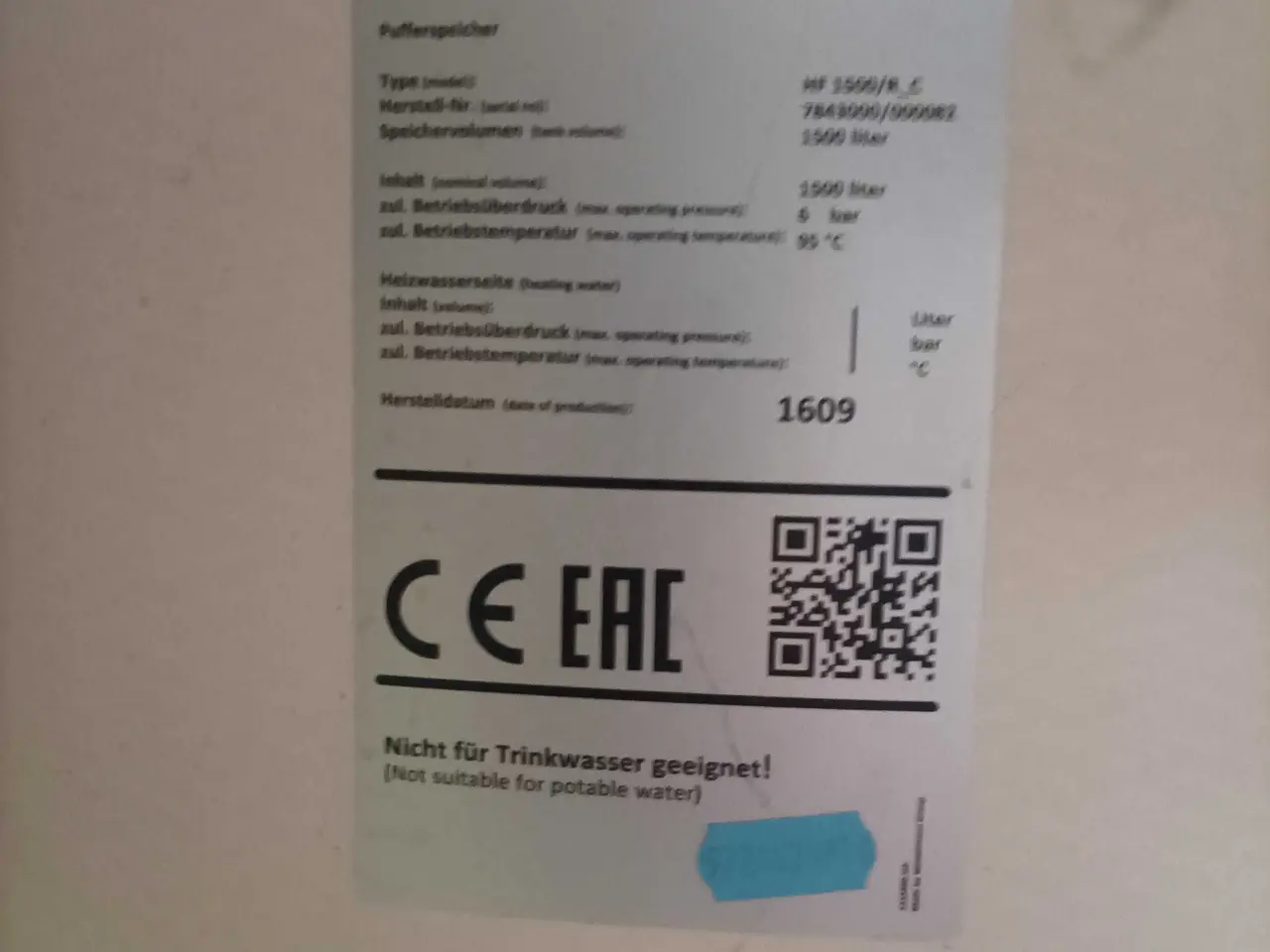 Billede 3 - Akkumuleringstank buffertank 