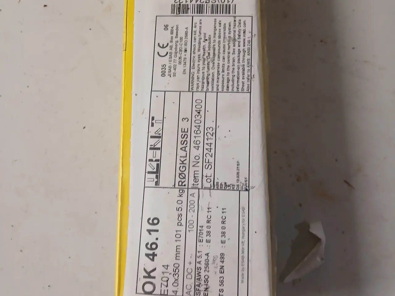 Billede 4 - Pakke ESAB OK 46.16 elektroder, 3,2