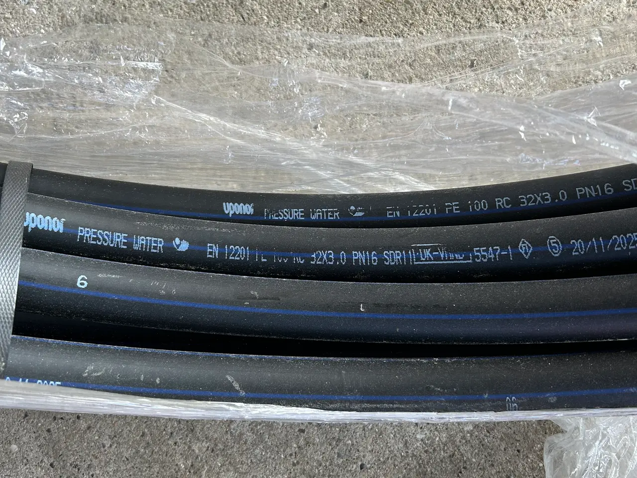 Billede 3 - 32 mm Pel/ Pem rør til brugsvand
