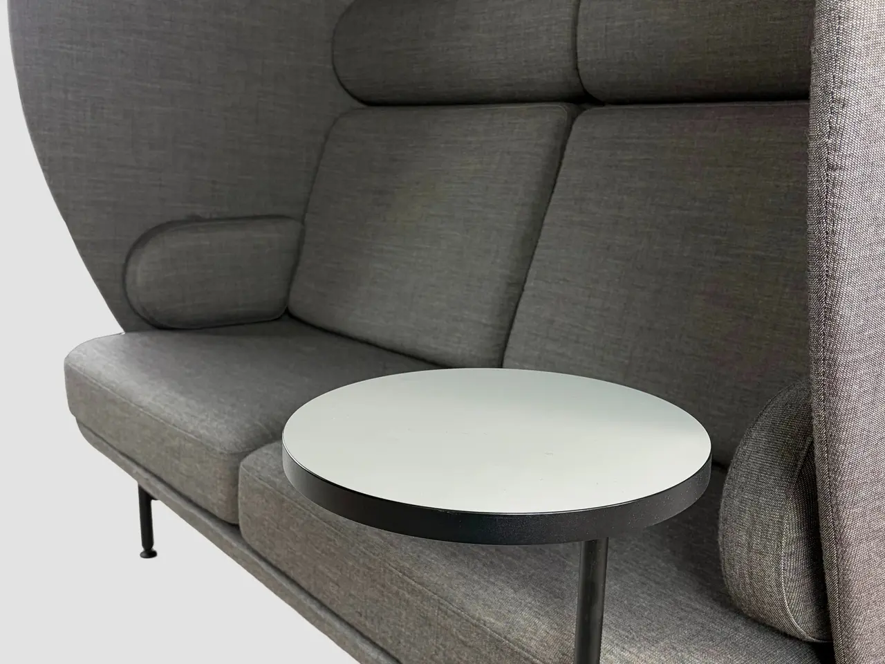 Billede 4 - Fritz Hansen Plenum Sofa m. Bord – Grå/Sort Stel