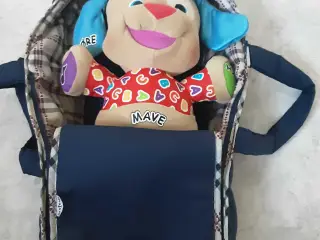 Rød Bamse/seng sæt.