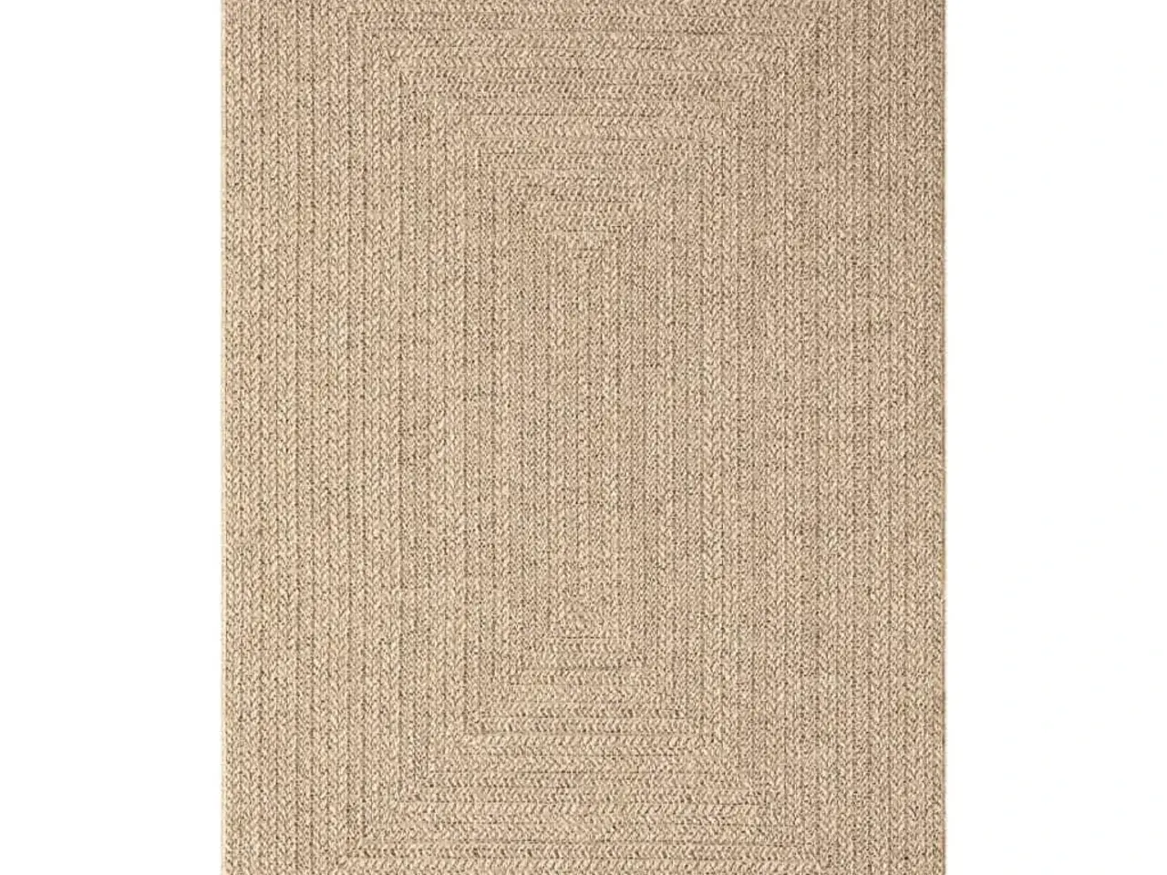 Billede 4 - Gulvtæppe ZIZUR 200×290 cm - jute-look til inde og ude