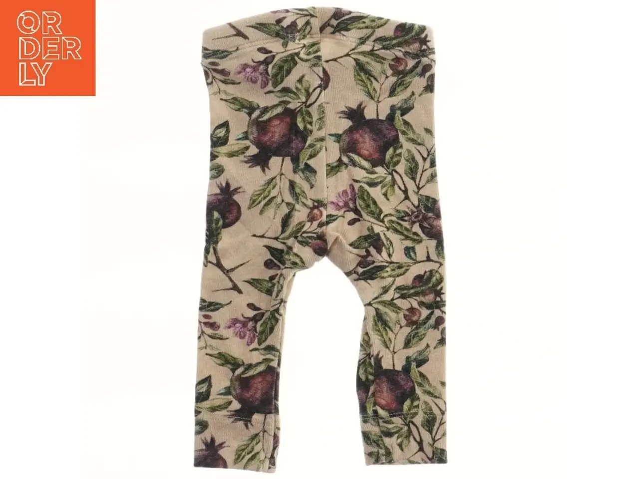Billede 2 - Name It (str. 56) Leggings med blomster og frugtprint