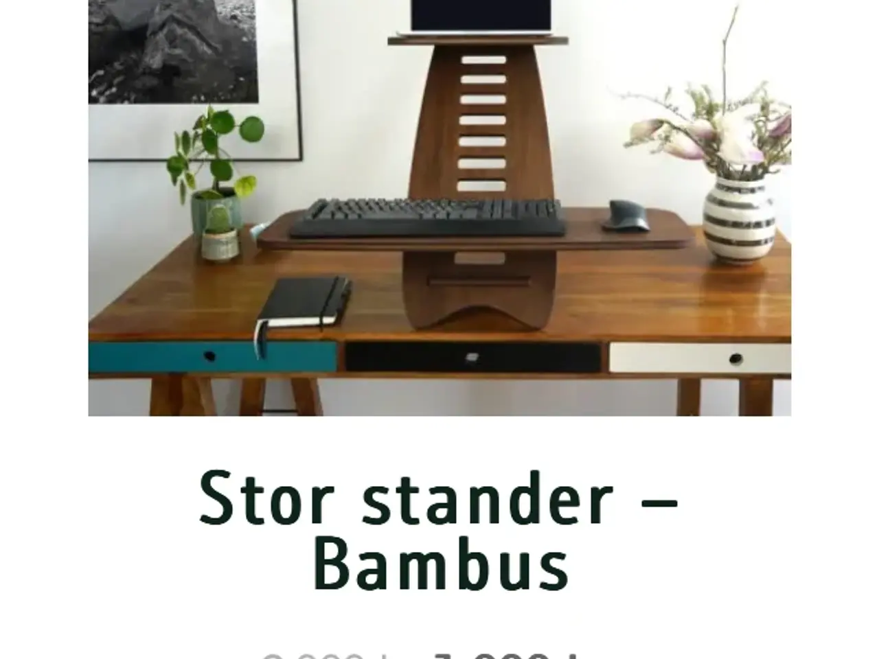 Billede 1 - Stander til pc, hæve sænke funktion 