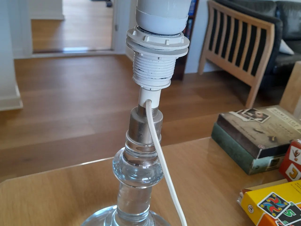Billede 1 - Holmegård Sheraton bordlampe.