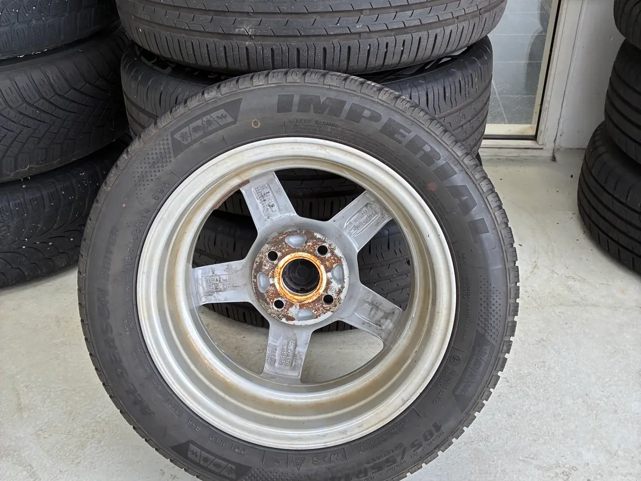 Billede 2 - Vinterhjul Aygo x C1 x 107.