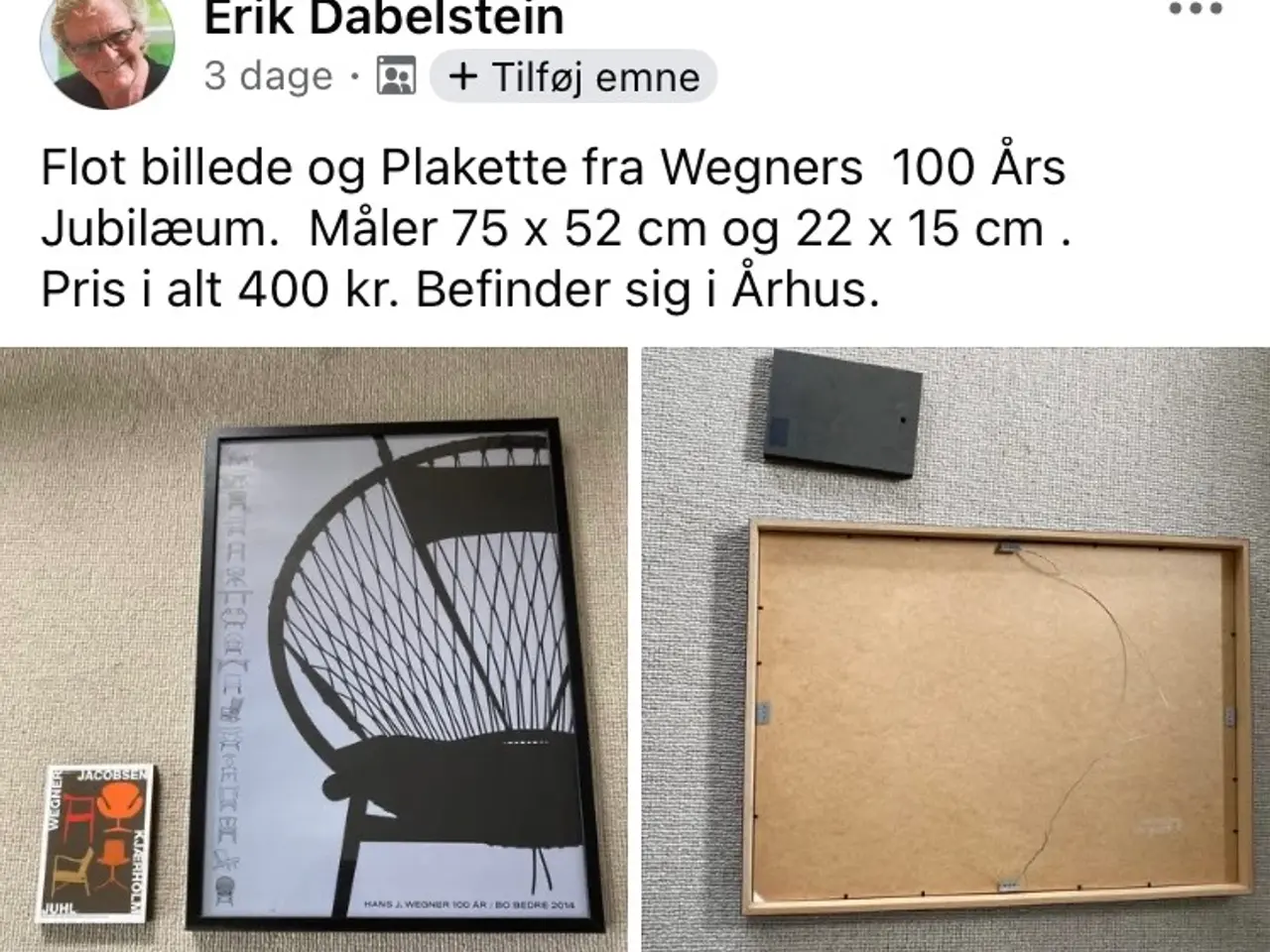 Billede 1 - HJ WEGNER 100 års Jubilæum