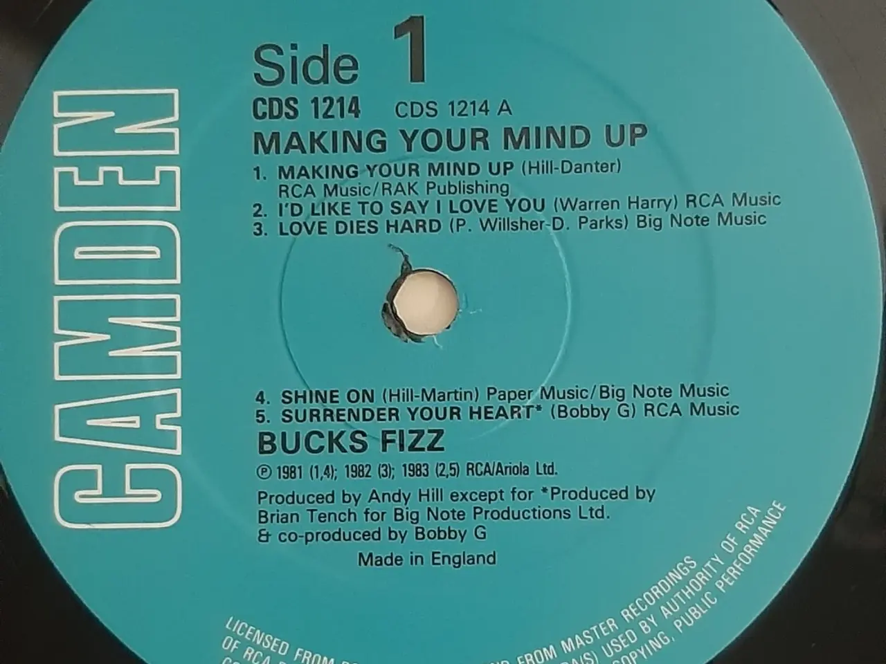 Billede 2 - BUCKS FIZZ VINYL
