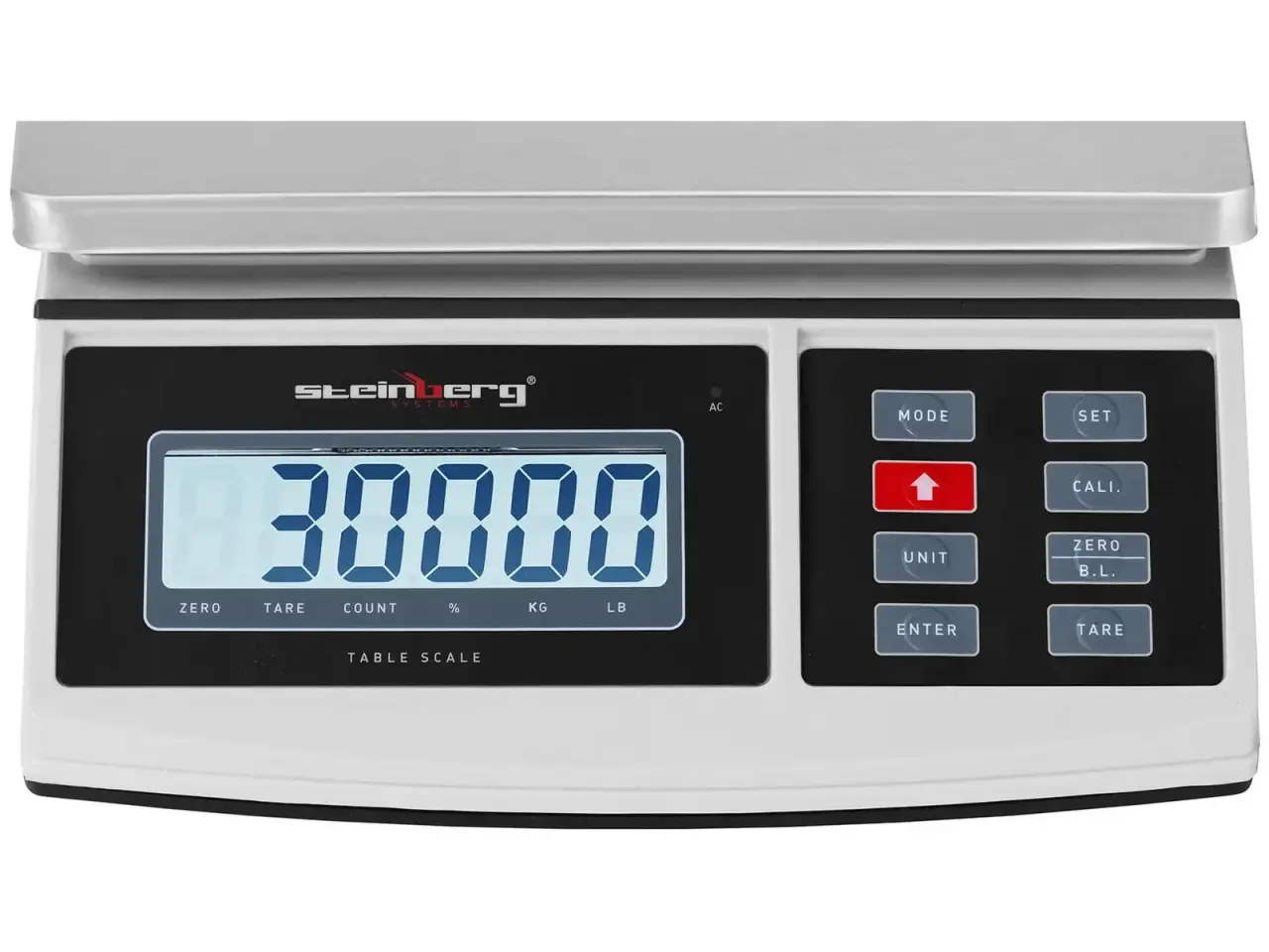 Billede 2 - Bordvægt – 30 kg / 1 g – 21 x 27 cm – LCD