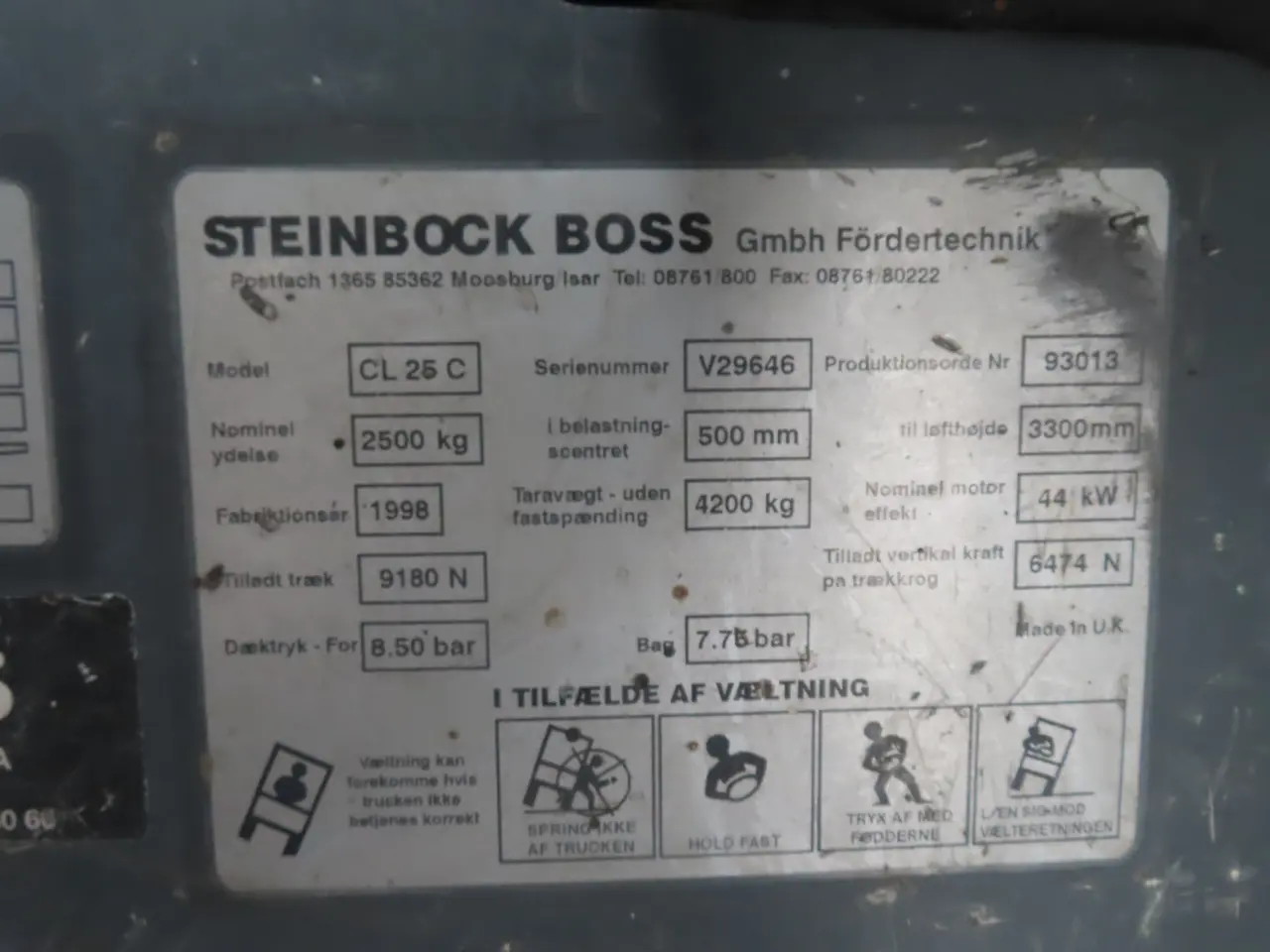 Billede 24 - Gastruck STEINBOCK CL25C