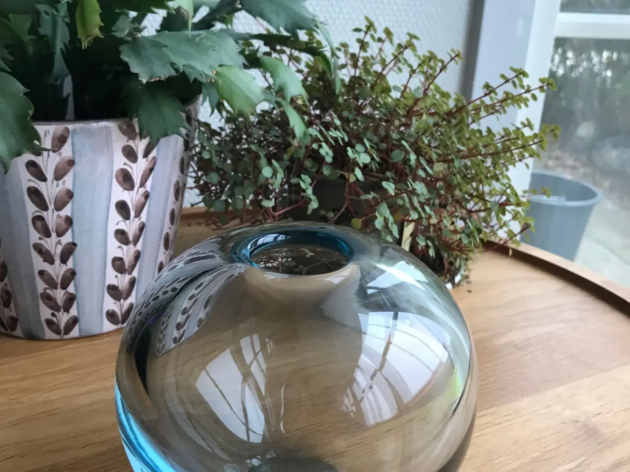 Billede 2 - Holmegaard Rondo kuglevase - stor udgave