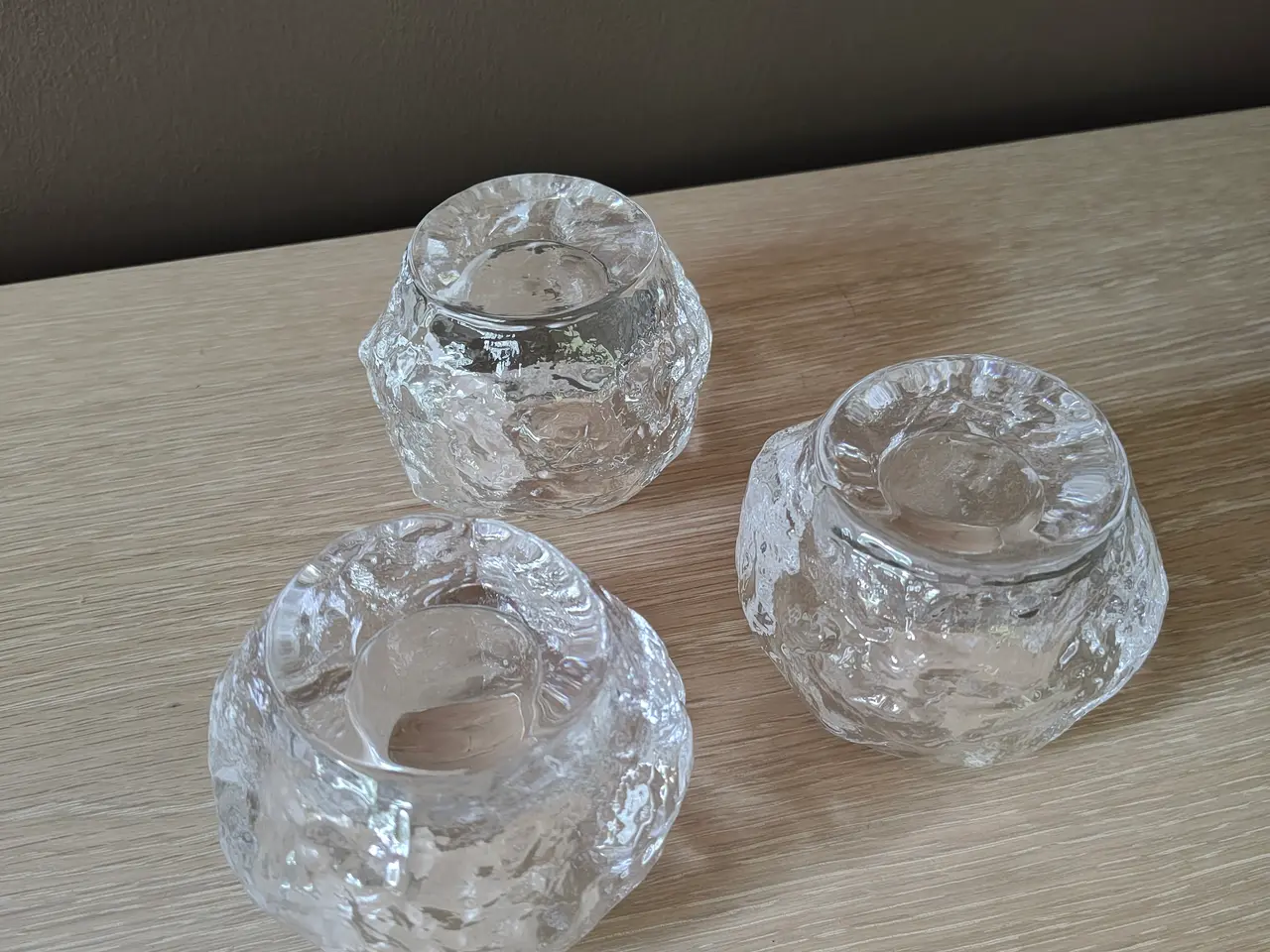 Billede 1 - Flotte Kosta Boda Snowball lysestager