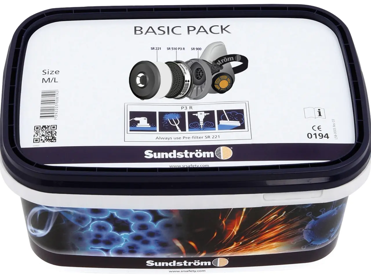 Billede 1 - Halvmaske Sundström SR 900 M Basic Pack - inkl. filter