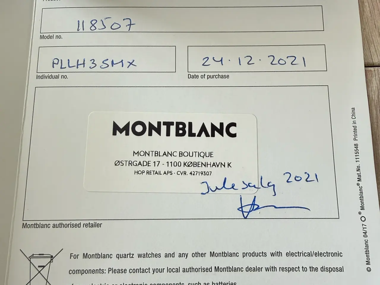 Billede 6 - Mont Blanc Star Legacy 36 mm Jewlery