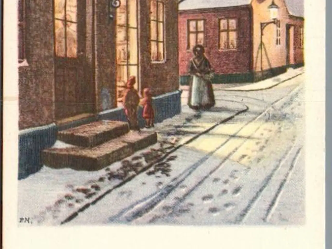Billede 1 - Holm, Peter  - Glædelig Jul - Postkort  - Brugt