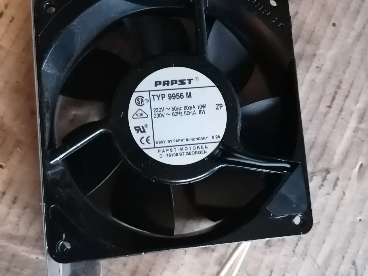 Billede 1 - Ventilator Papst