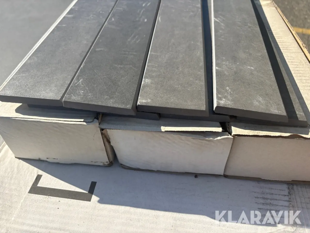 Billede 5 - Fliser ABK Docks Black RT - 40x80 cm - 46,7 kvm + Sokkelfliser