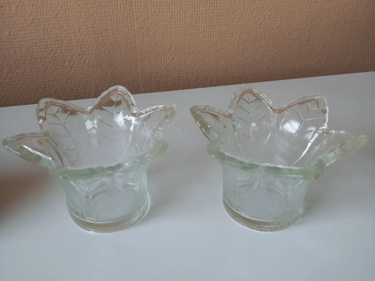 Billede 3 - Fyrfads-lysestager i glas - 3 forskellige slags