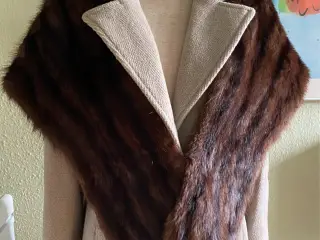 Klassisk Vintage minkstola - pelskrave.