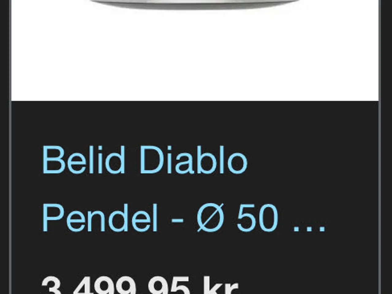 Billede 4 - Diablo 50Ø lampe 