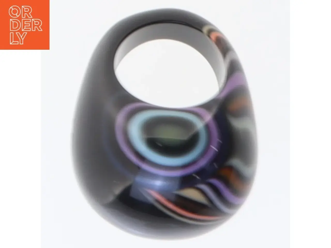 Billede 1 - Sort glasring (str. 57 mm)