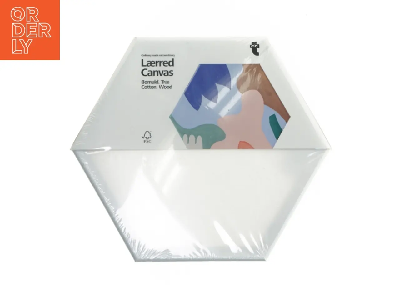 Billede 1 - Hexagon lærred canvas fra Flying Tiger (str. 30 cm)