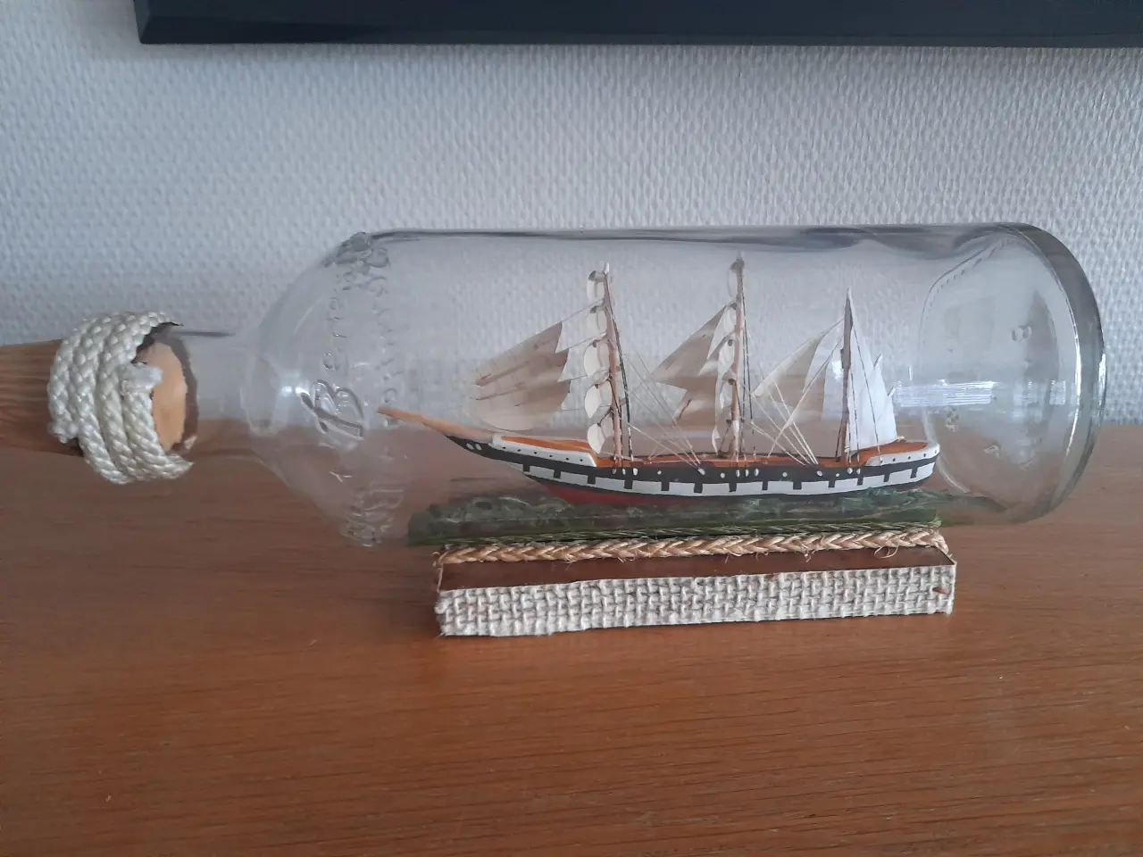 Billede 5 - Flaskeskib 29 cm.