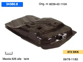 Mazda 626 GB-GC (78-87) tanke
