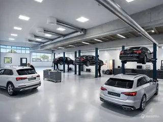 Autoværksted / Værksted / Lager/ Produktion / Showroom – Med stor port 3 362-905 kvm