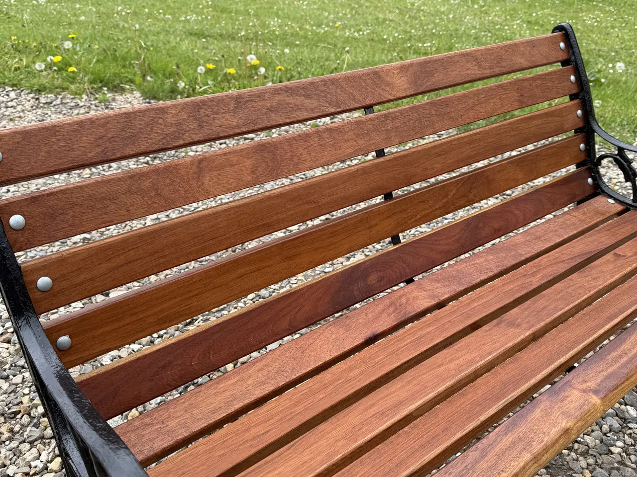 Billede 6 - Havebænk støbejernsbænk
