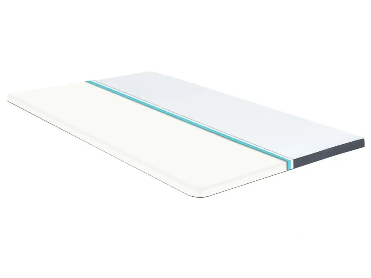 Billede 3 - Topmadras til seng med Madras 200x120x5 cm medium blød