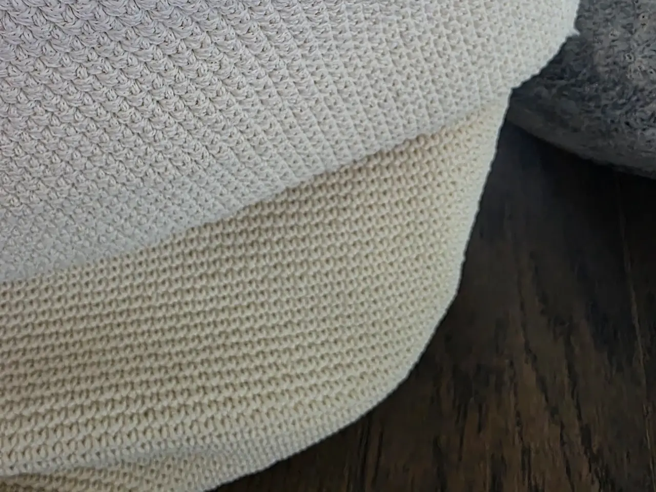 Billede 3 - Stor hæklet kurv Ø40 H50 IKEA