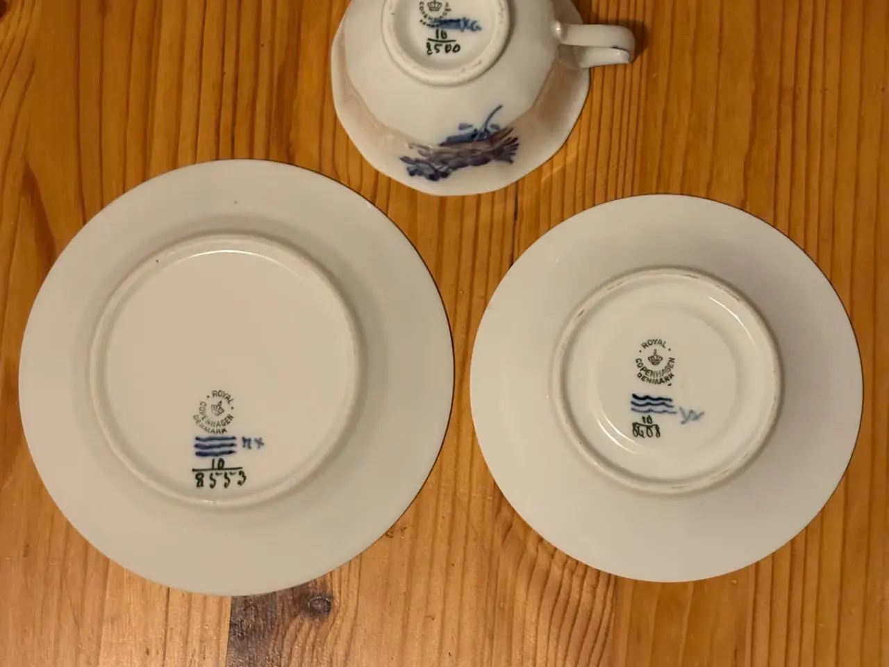 Billede 9 - Royal Copenhagen Blå Blomst Kantet Sæt