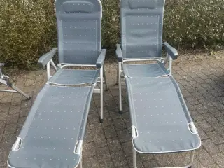 Campingstole med fodstytte