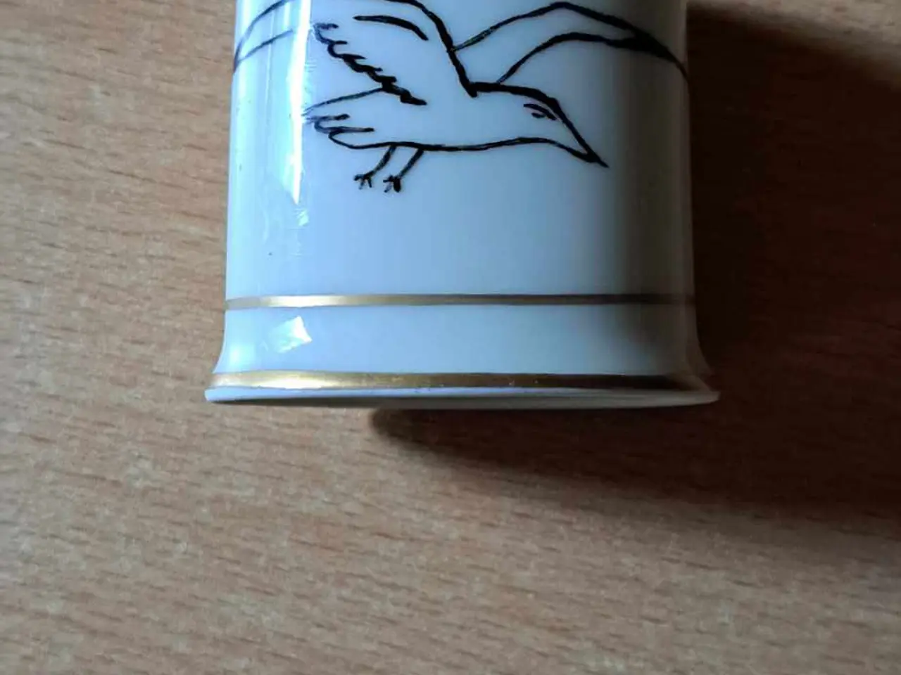 Billede 1 - Tandstik holder med måge på 