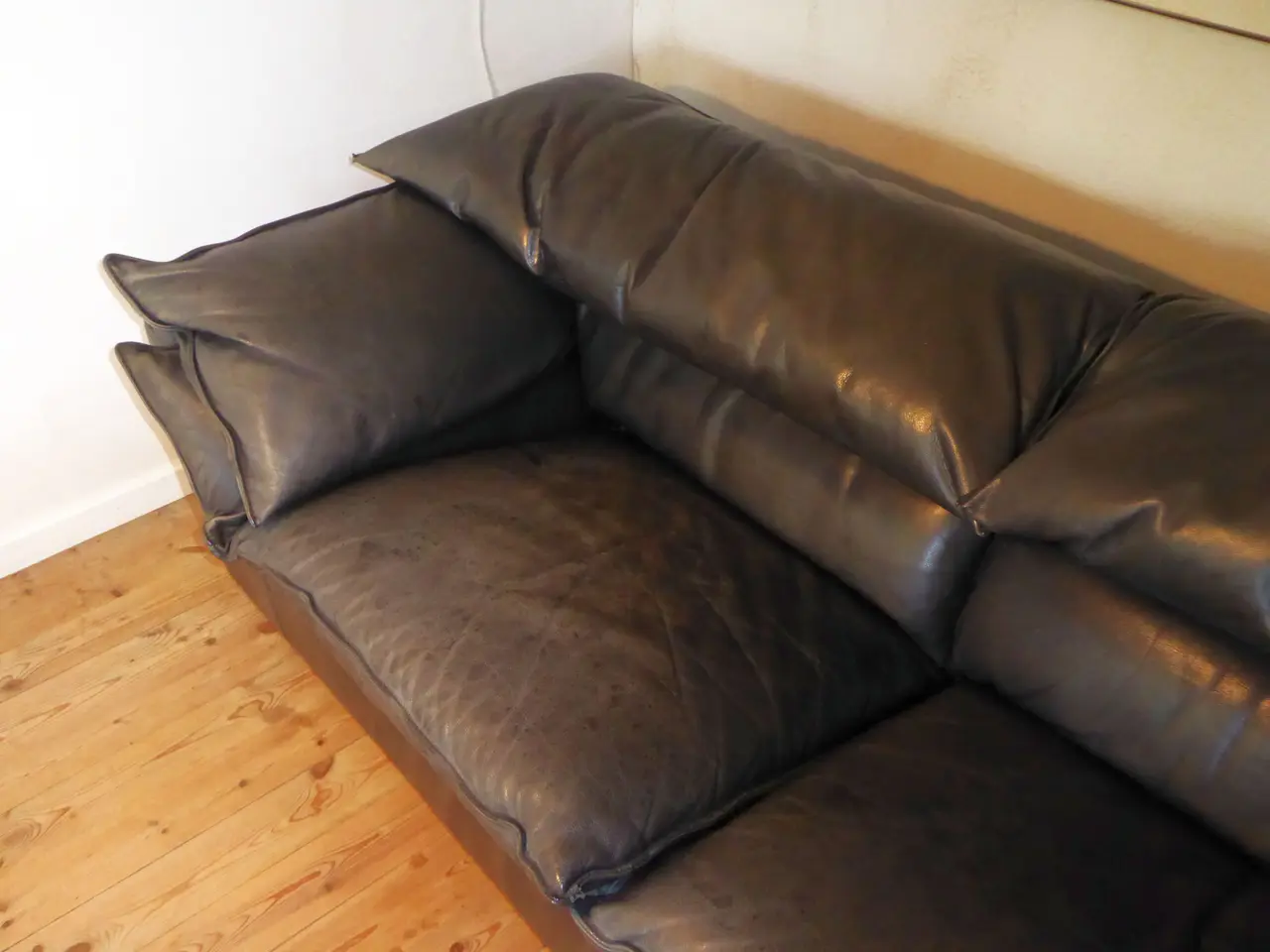 Billede 3 - Original N. Eilersen 2 1/2 person Monza lædersofa