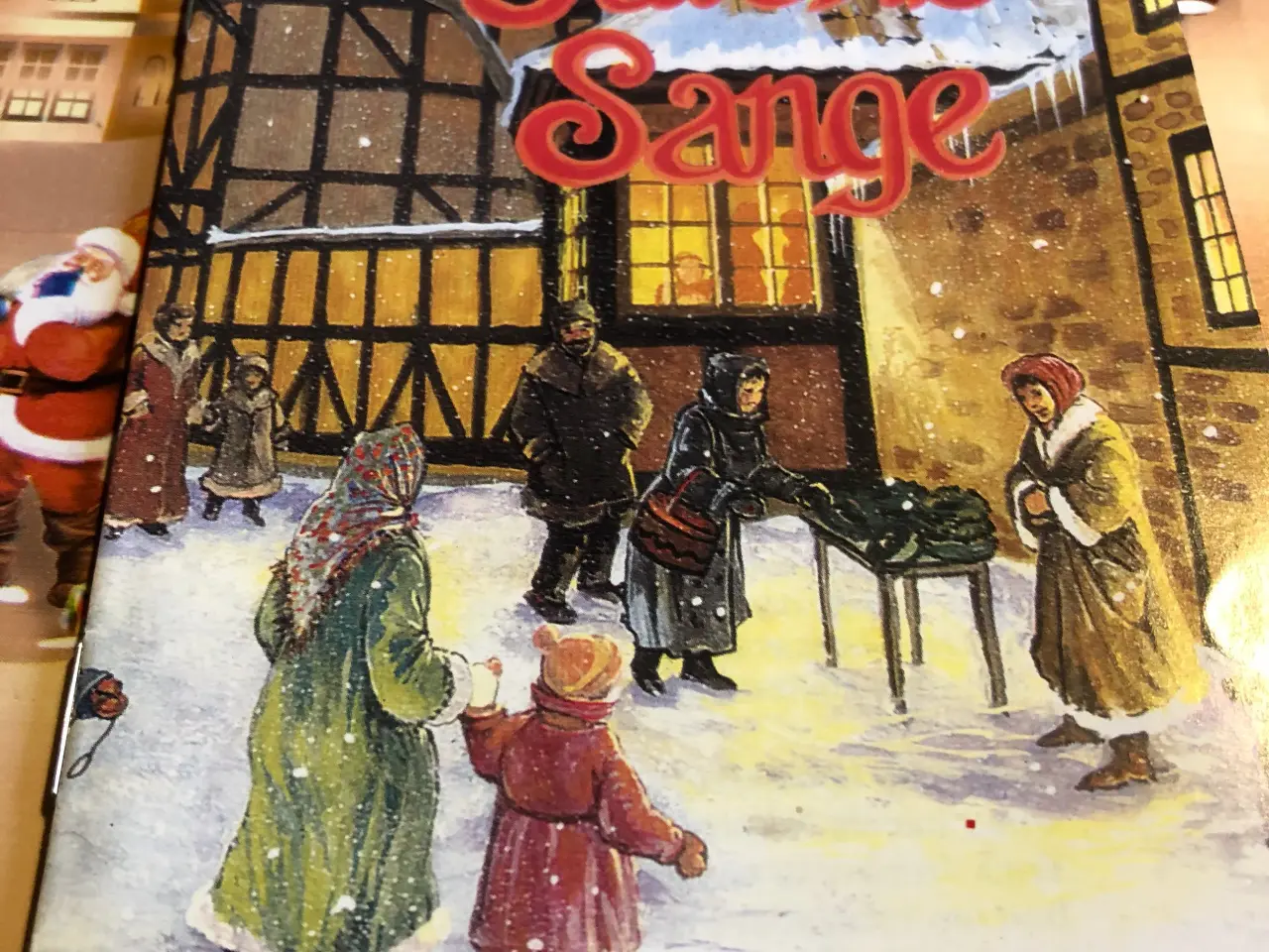 Billede 1 - Julehæfte med julens sange  Retro 