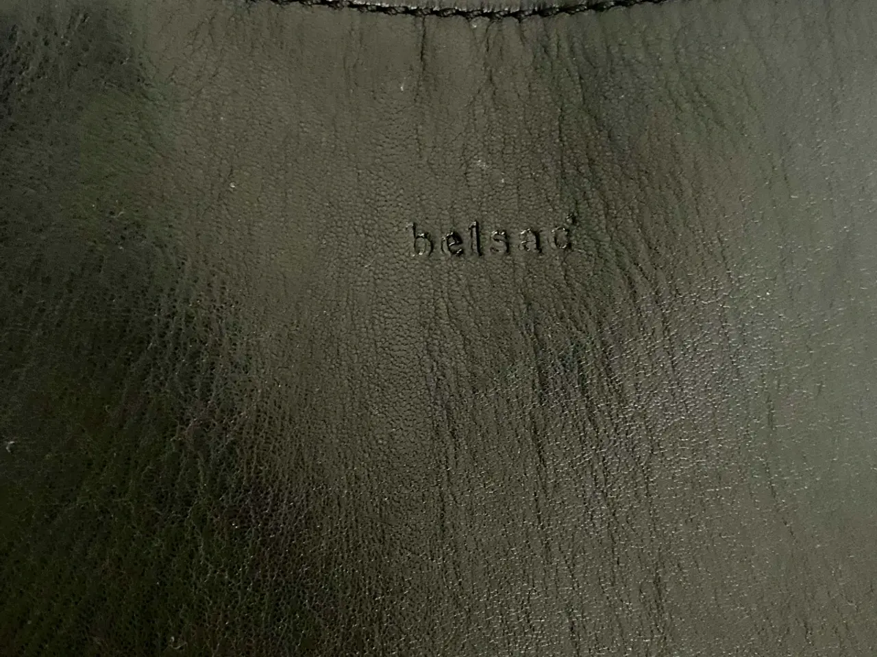 Billede 3 - Belsac rygsæk i sort læder