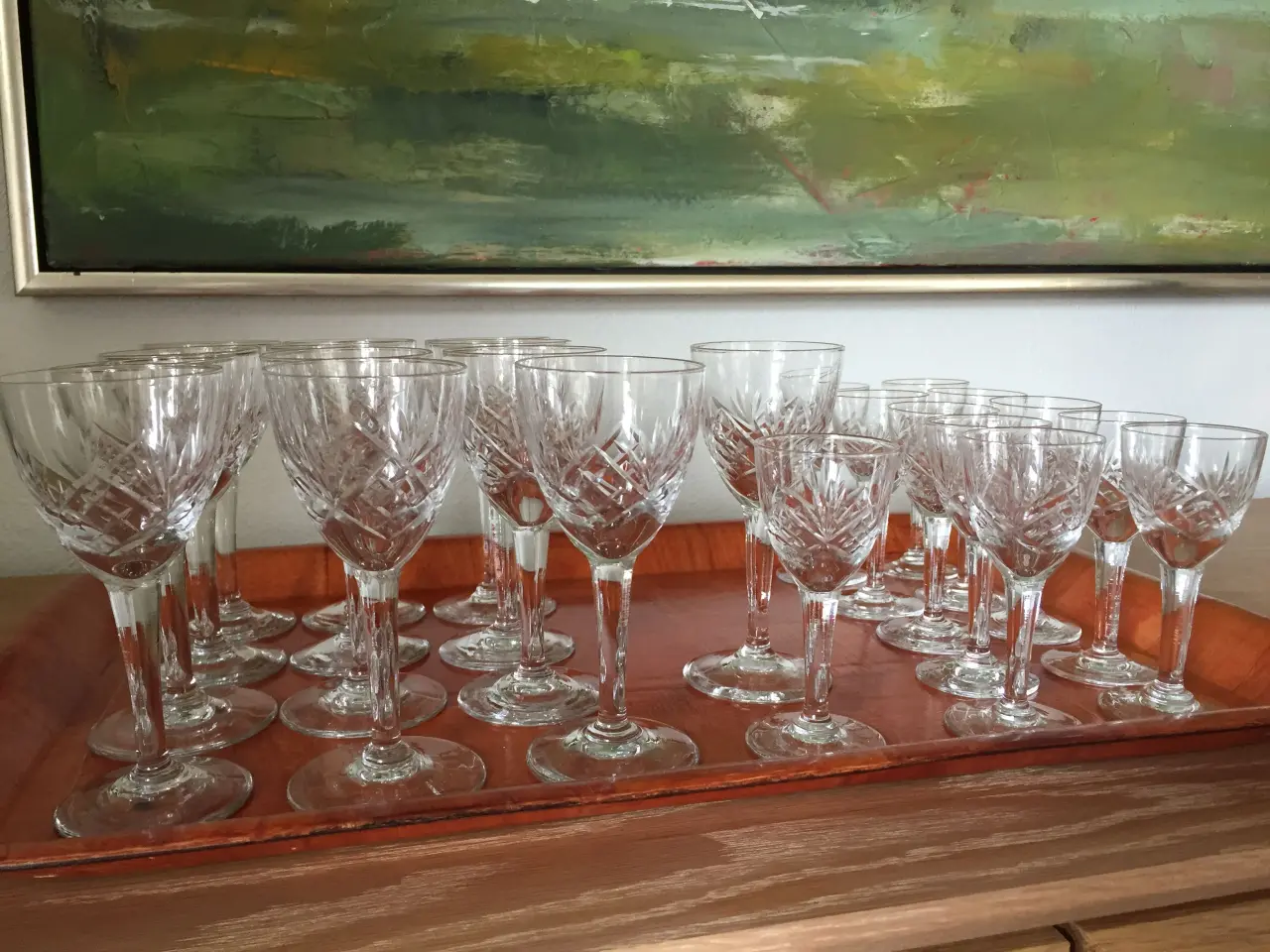 Billede 1 - Else glas. -  24 stk. samlet