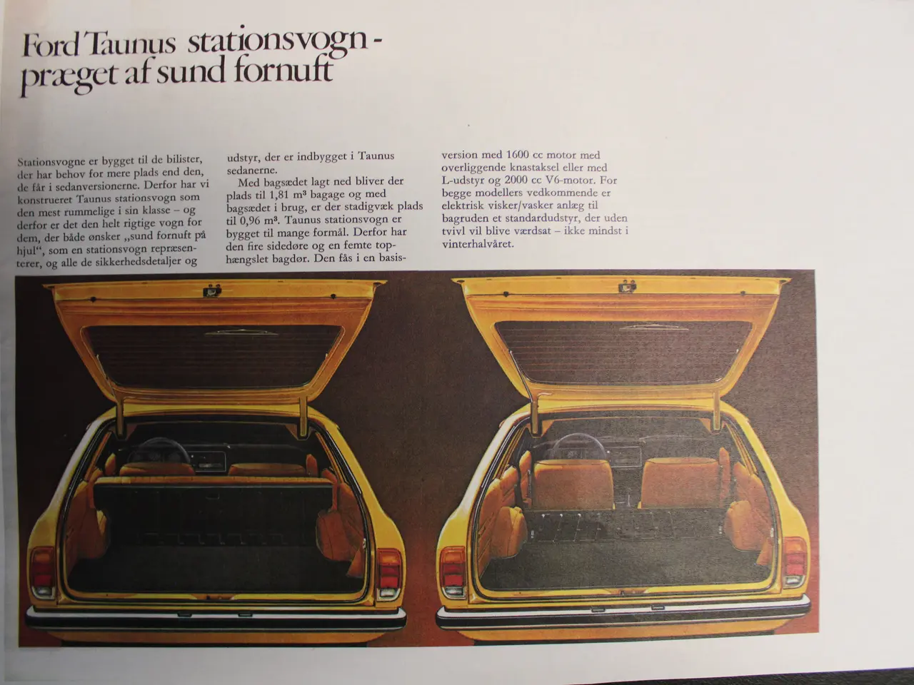 Billede 20 - Ford Taunus 2,0 stc. 5d