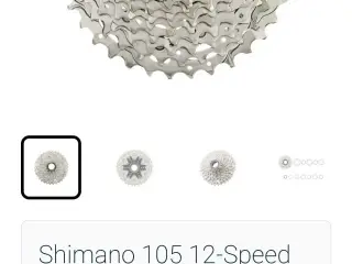 6 stk Shimano 105 12-Speed Kassette, 11-34T