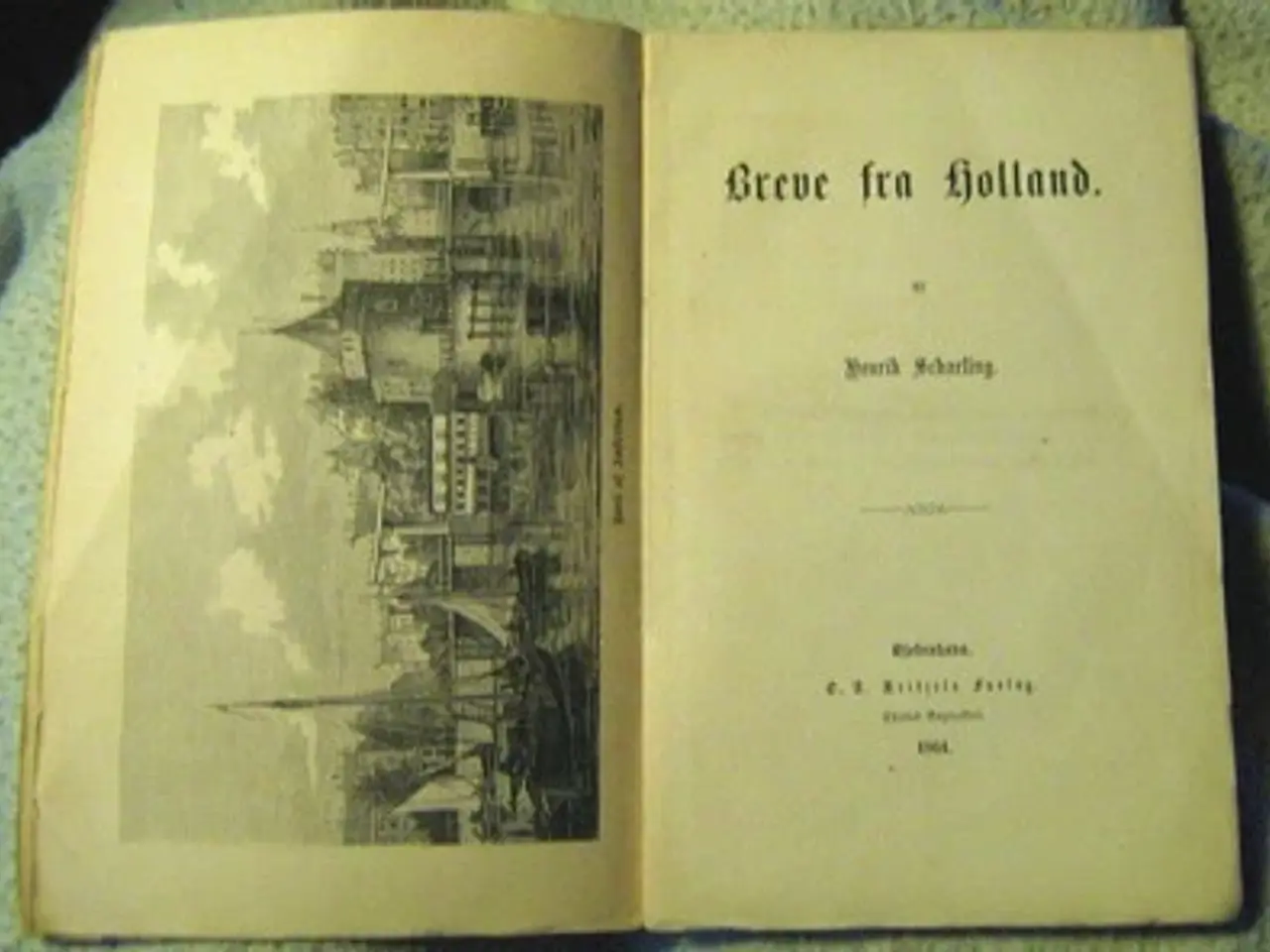 Billede 1 - Henrik Scharling: Breve fra Holland