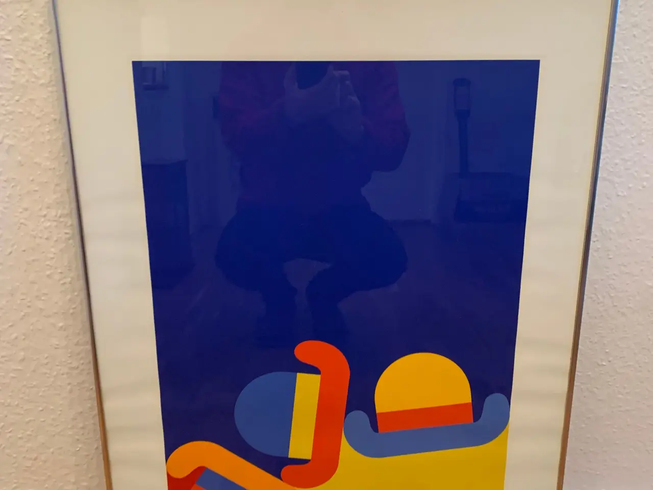 Billede 1 - Signeret, indrammet serigrafi af Arnoldi