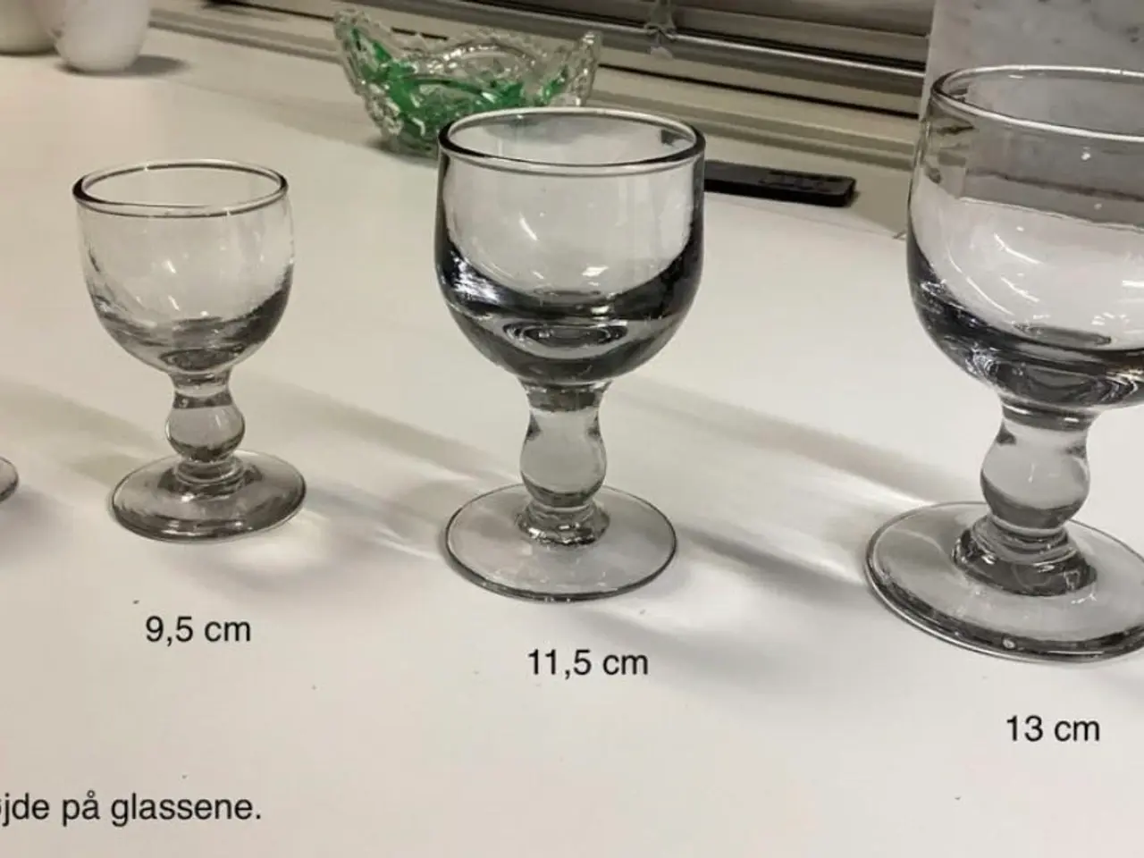 Billede 3 - Vintage mundblæste glas