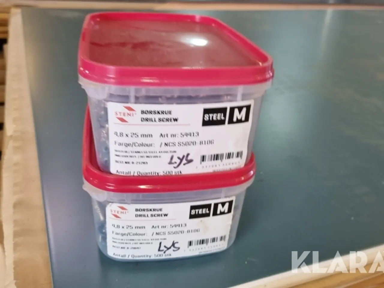 Billede 3 - Facadeplader Steni 25 styk NCS S5020-B10G