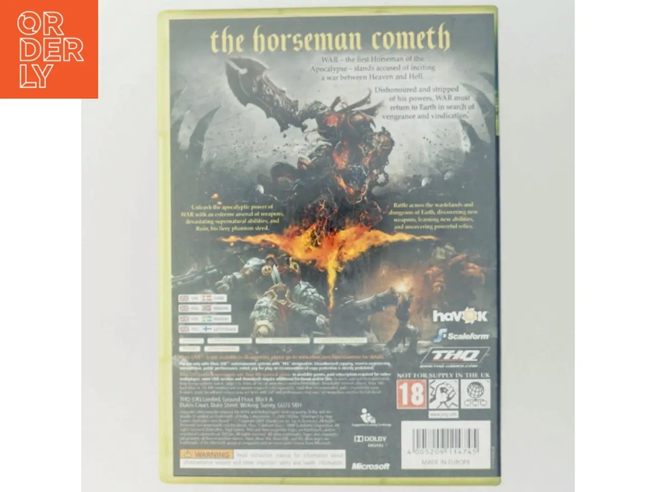Billede 2 - Darksiders: Wrath of War fra X Box