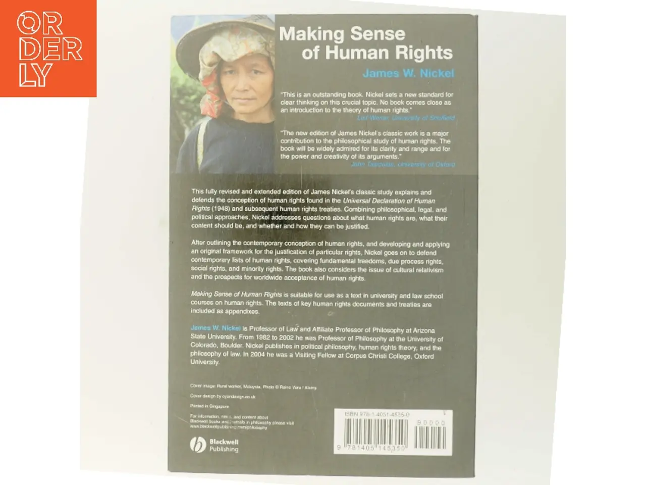 Billede 3 - Making sense of human rights af James W. Nickel (Bog)