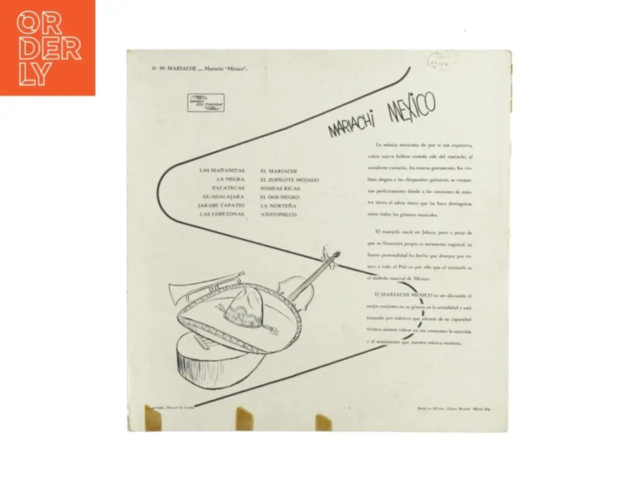 Billede 2 - Mariachi Vinylplade