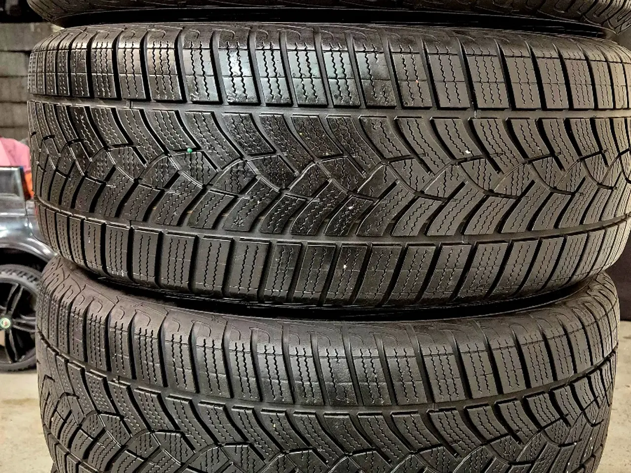 Billede 3 - MERCEDES ORIGINAL ALUFÆLGE MED VINTERDÆK